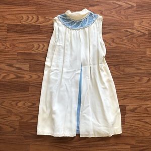 Vintage statement cocktail dress with cape